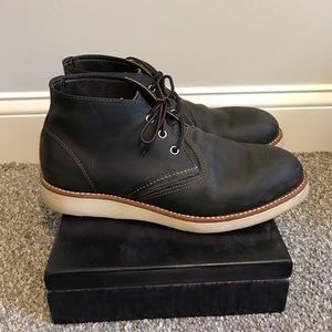 Red Wing 3150 Work Chukka in Charcoal - Size 10